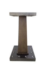 Voxwood Floor Rack by Plank & Hide | Grey Walnut & Gunmetal | Holds 12 Cues | Sawyer Twain
