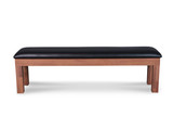 Close-up of the sturdy hardwood frame and cushioned seat. Discover the perfect blend of durability and comfort, making every game-night seating experience a pleasure.