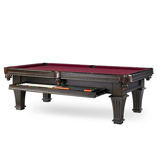 Plank & Hide Talbot 8' Pool Table  w/Storage Drawer