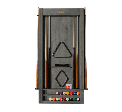 American Heritage Alta 6-Cue Wall Mounted Cue Rack in Charcoal ($500)